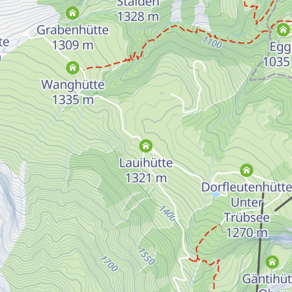 Map of Lauihütte