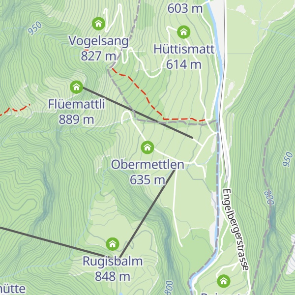 Map of Obermettlen