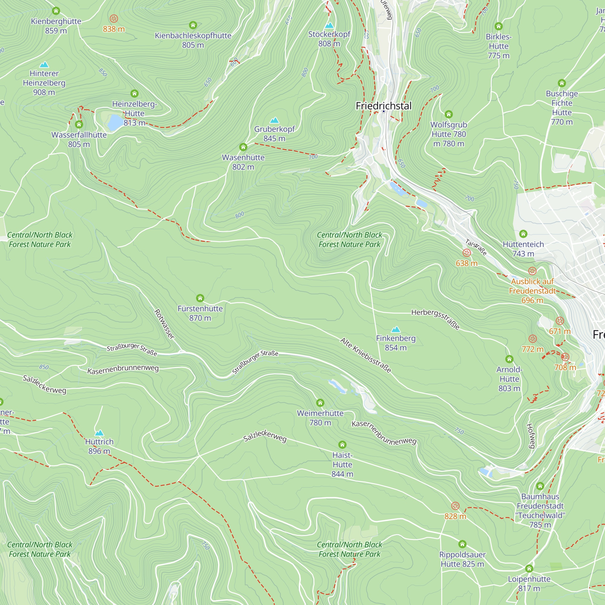 Solhau Hütte map
