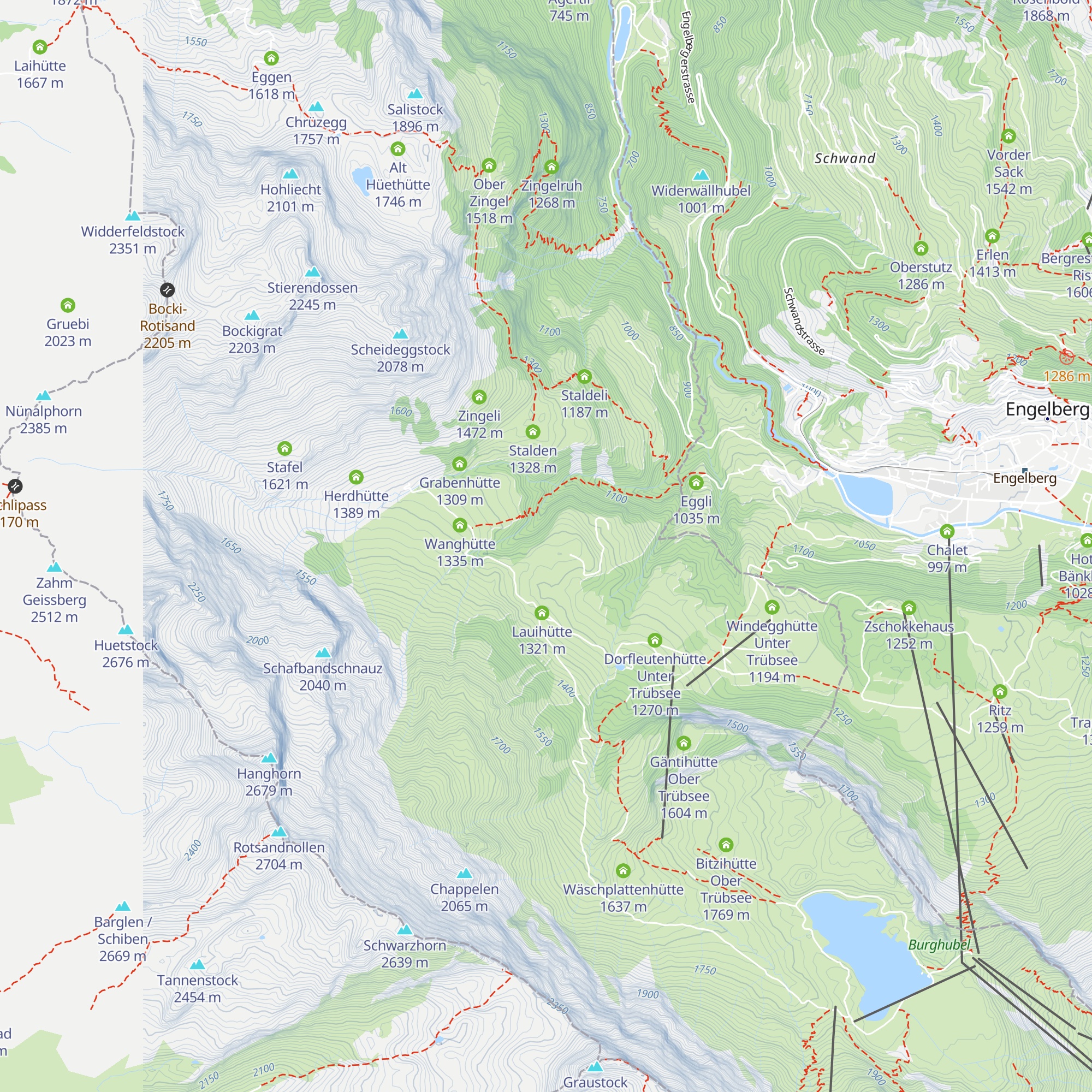Arni-Stöck map