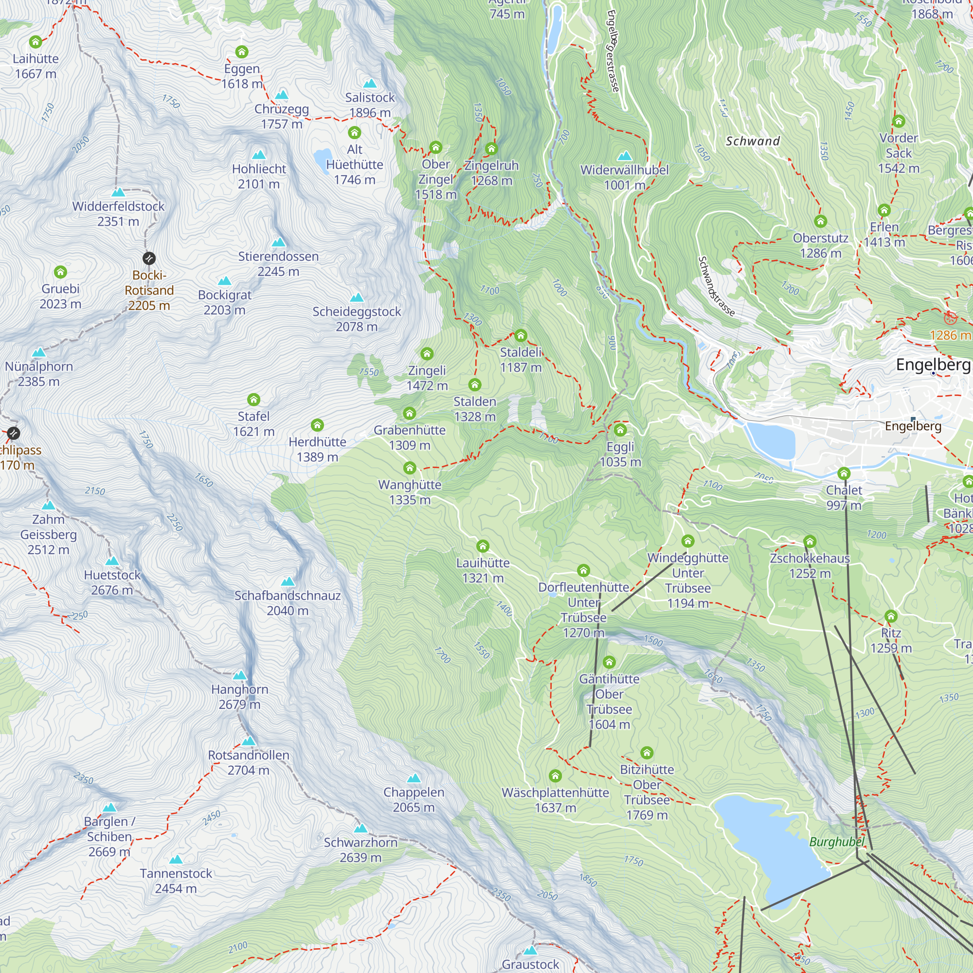 Arni-Stöck map