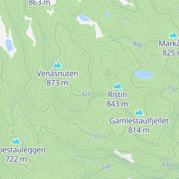Map of Gaulehaug