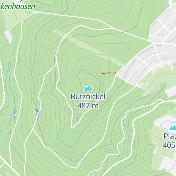 Map of Butznickel