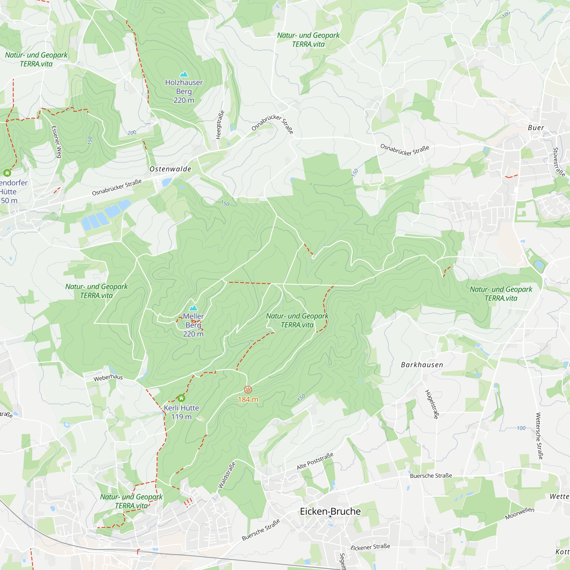 Thomaskreuz Hütte map