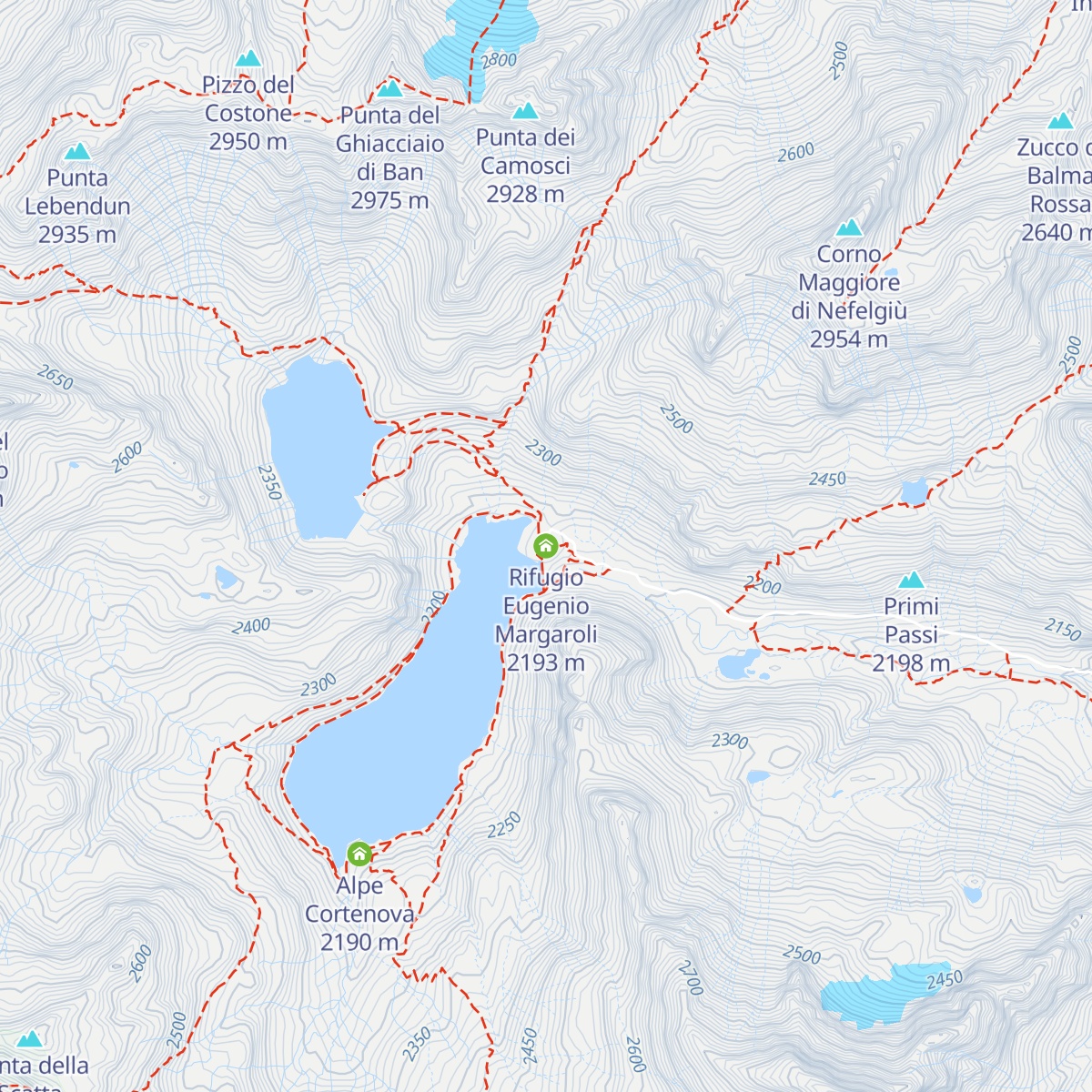 Rifugio Eugenio Margaroli map