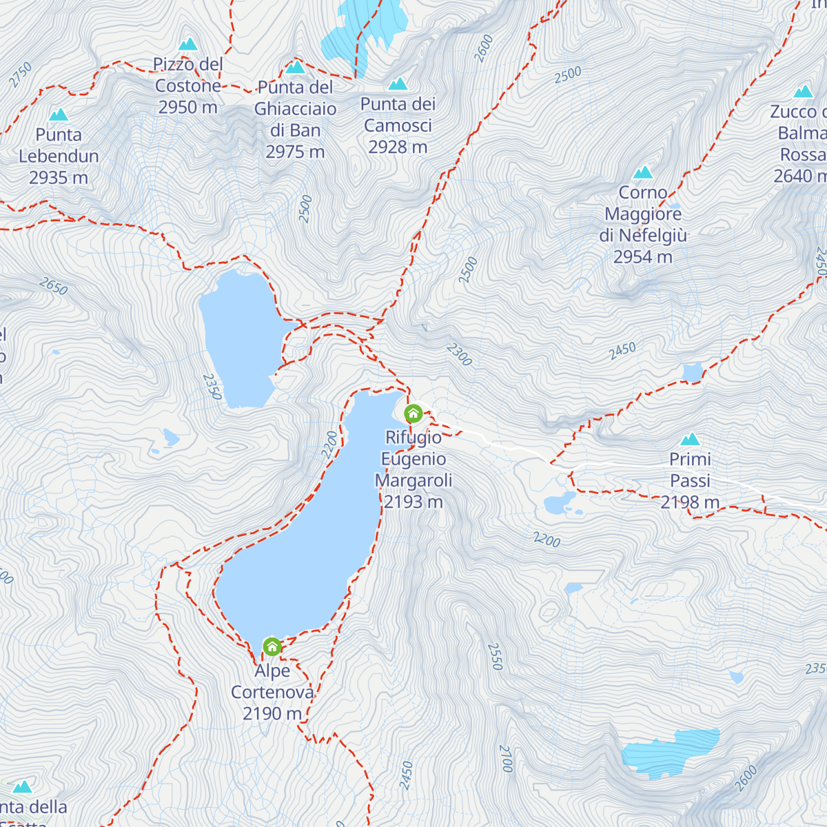 Rifugio Eugenio Margaroli map