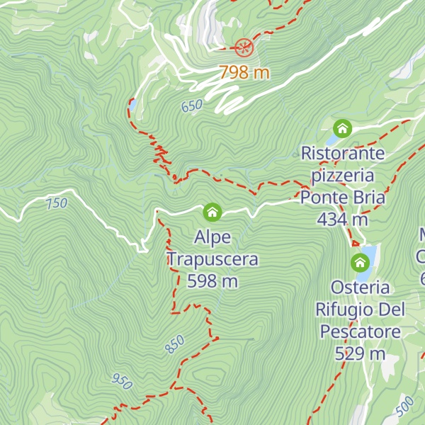 Map of Alpe Trapuscera