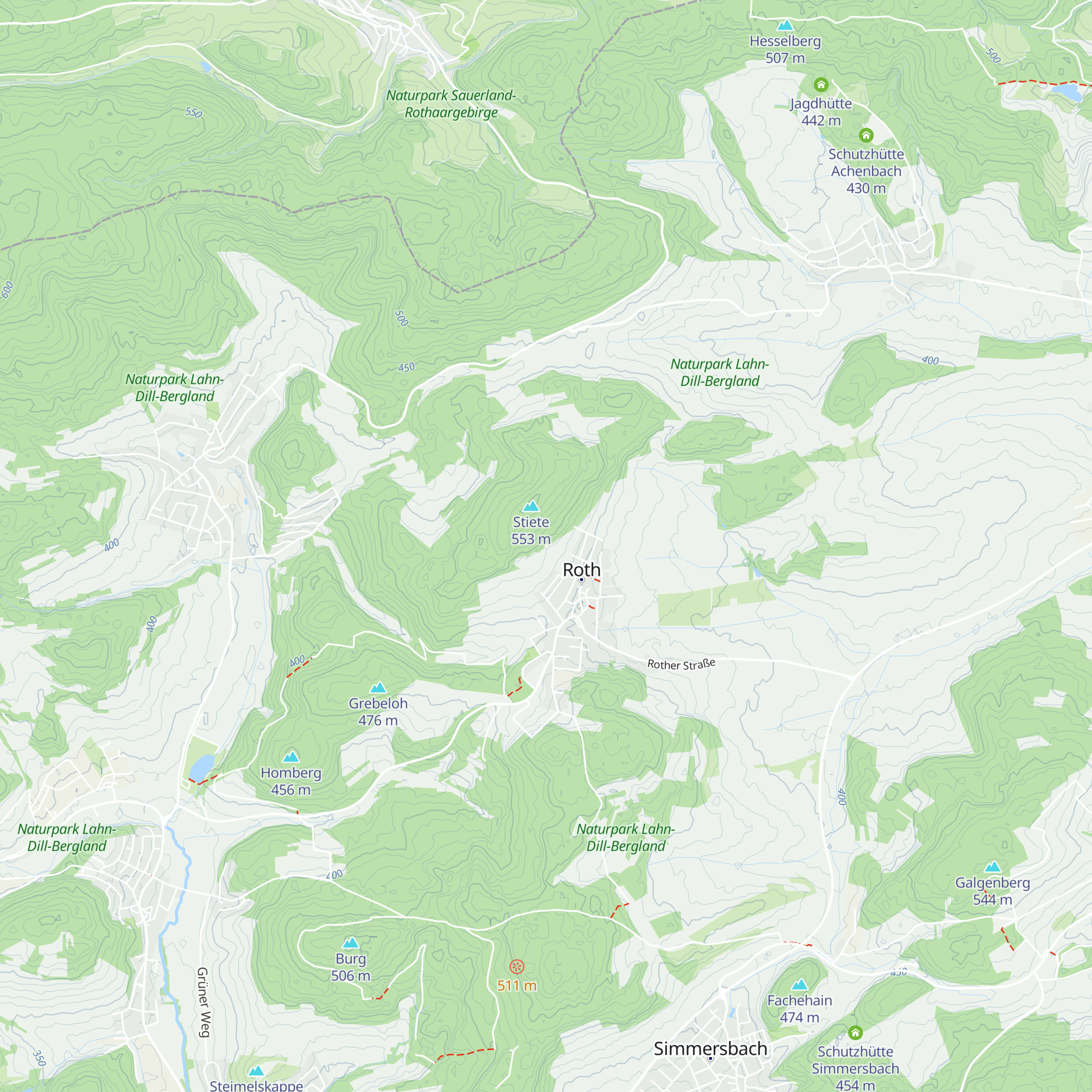 Schutzhütte map