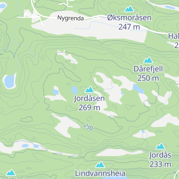 Map of Jordåsen