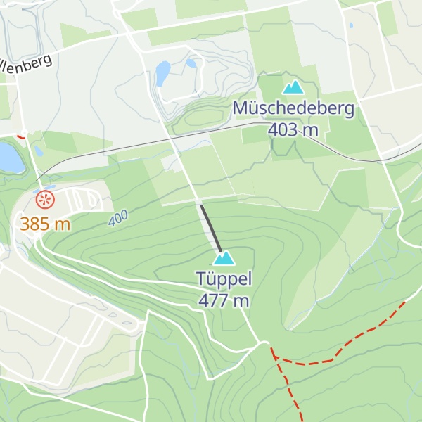 Map of Skihütte am Tüppel