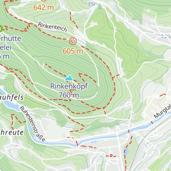 Map of Schutzhütte Rinkenturm