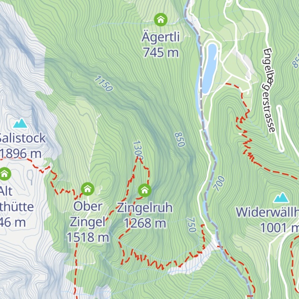 Map of Unter Zingel