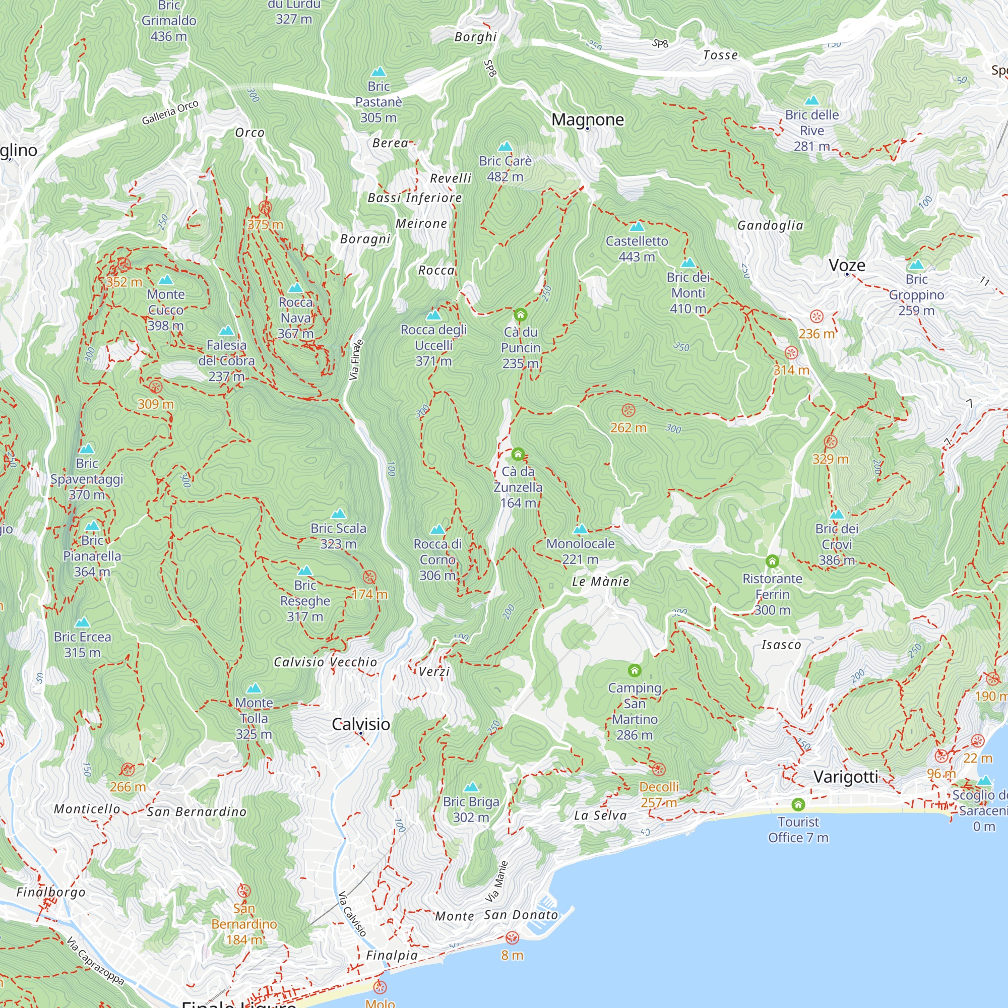 Agriturismo Valleponci map
