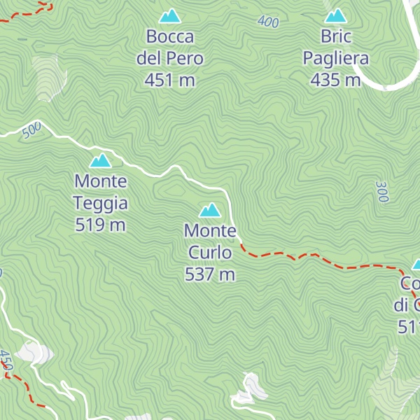 Map of Monte Curlo