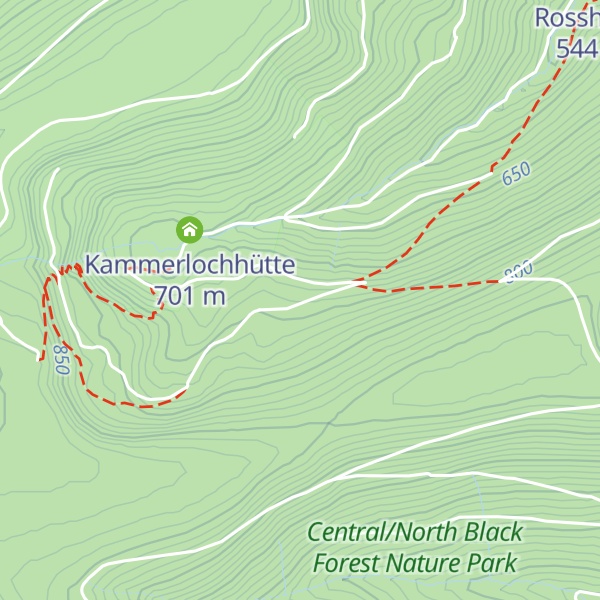 Map of Schleppdachhütte