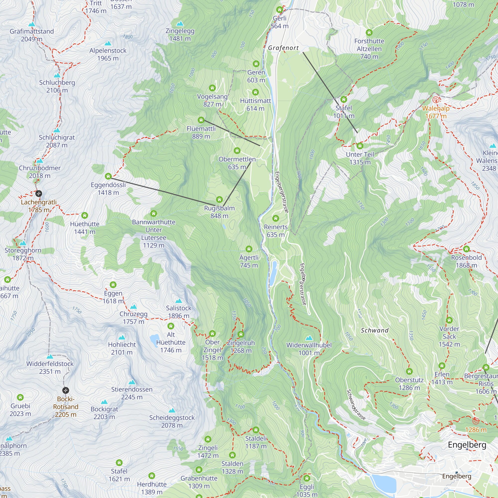 Ägertli map