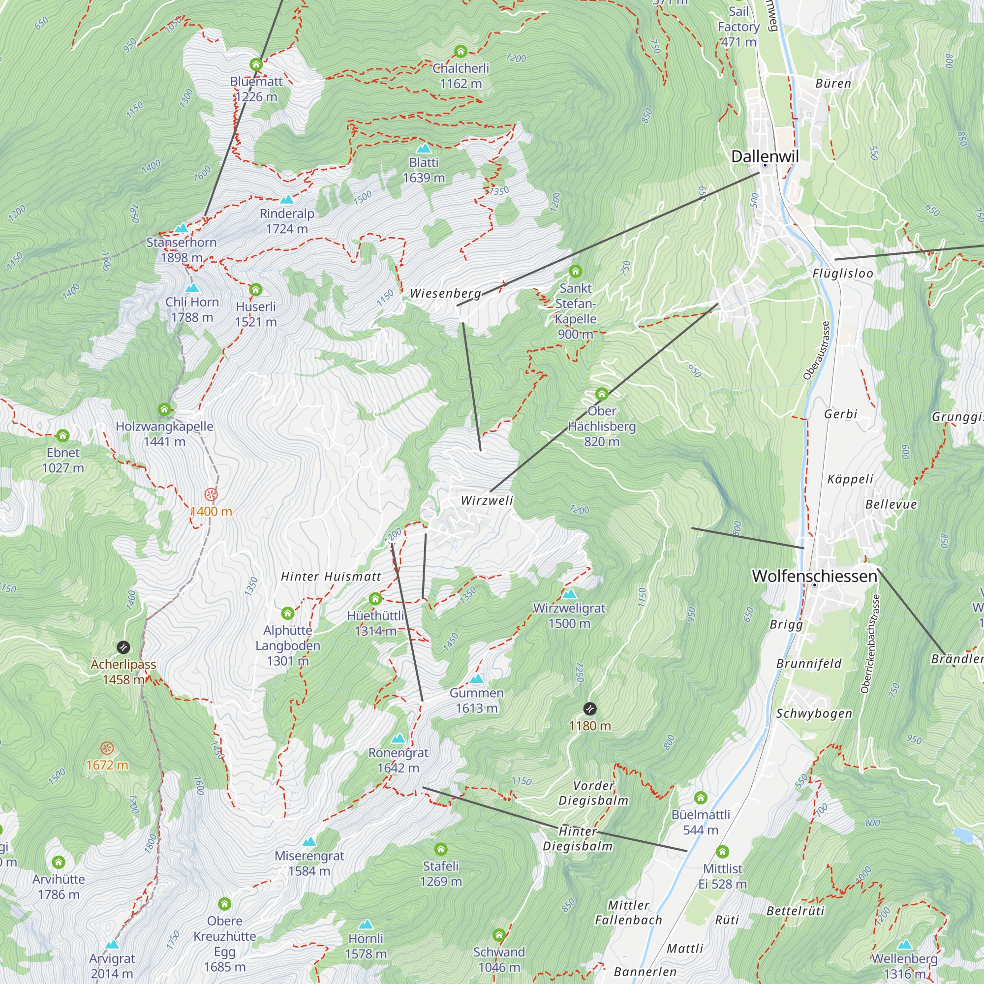 Restaurant Bei Wurzeltraut map