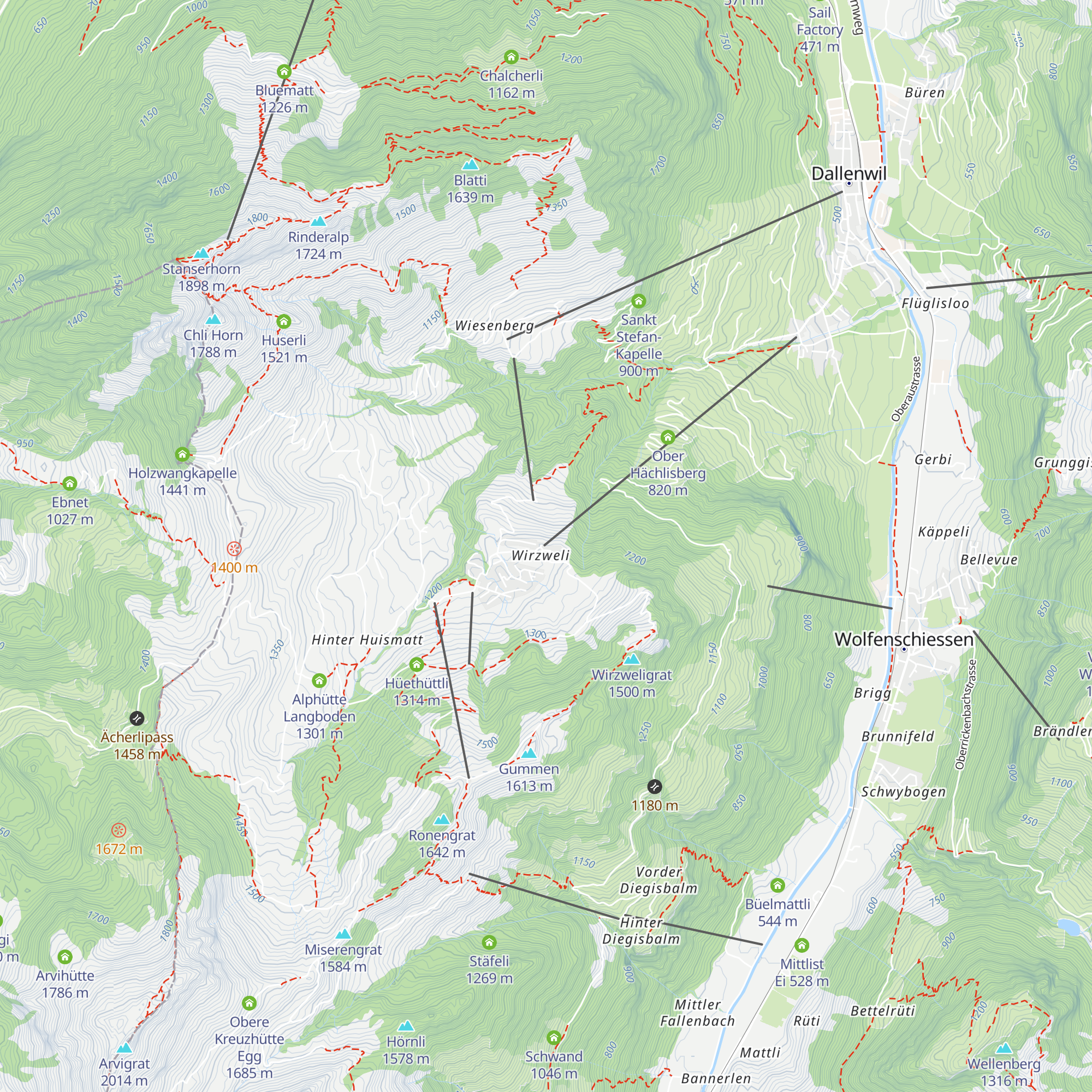 Restaurant Bei Wurzeltraut map