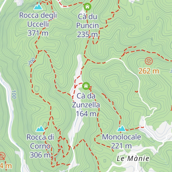 Map of Cà da Zunzella