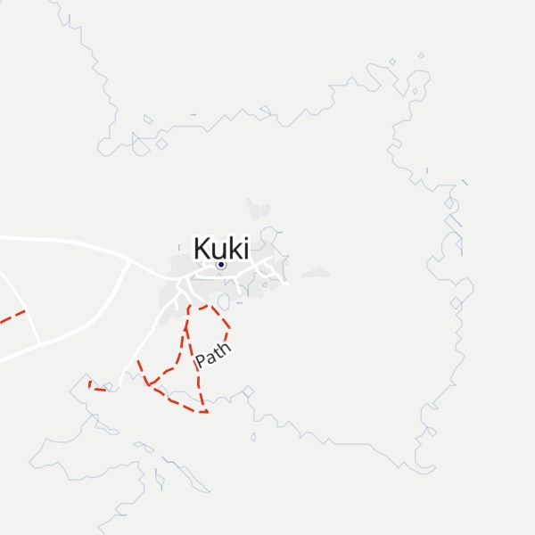 Map of Kuki Hill