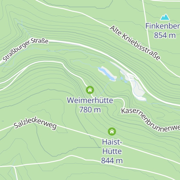 Map of Weimerhütte