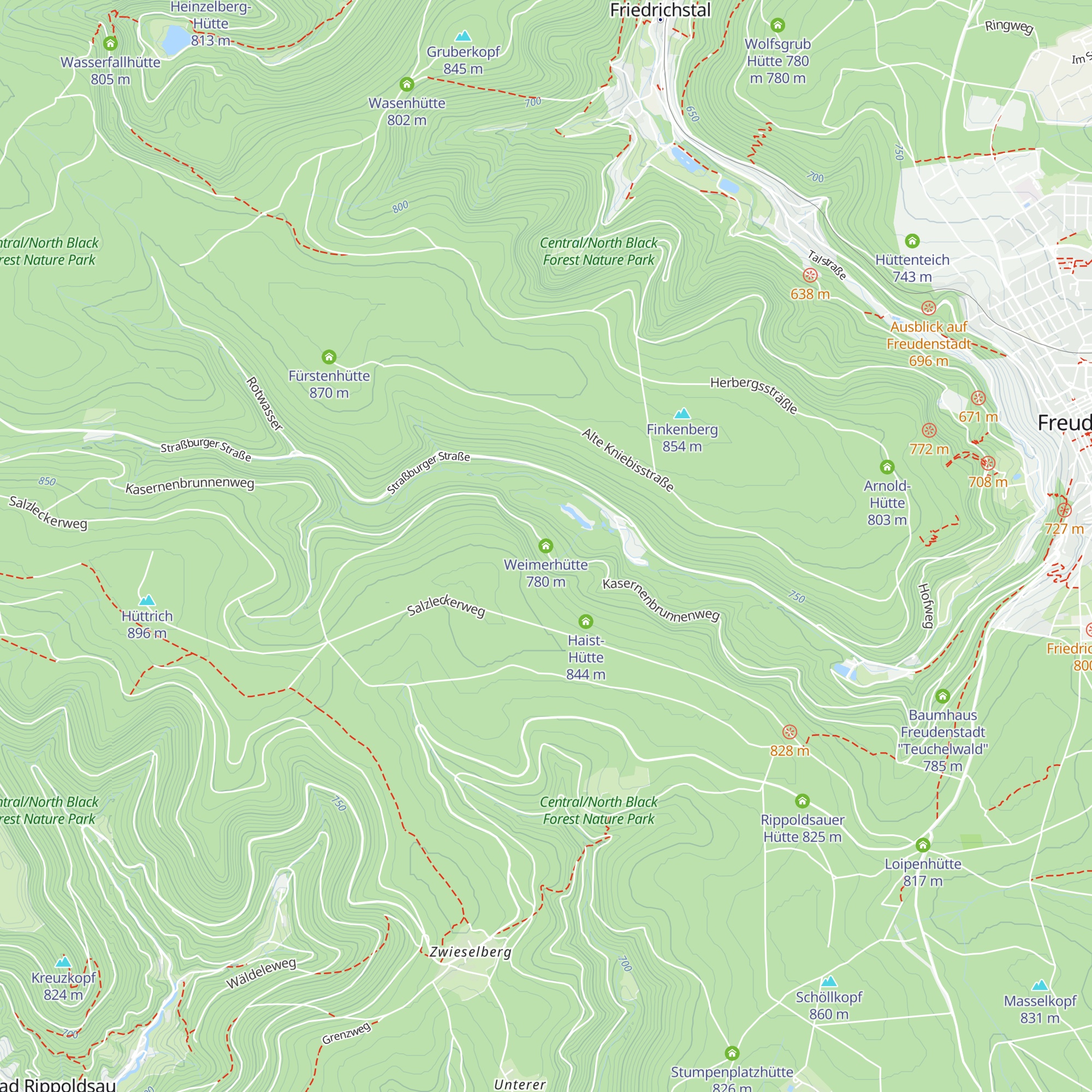 Weimerhütte map
