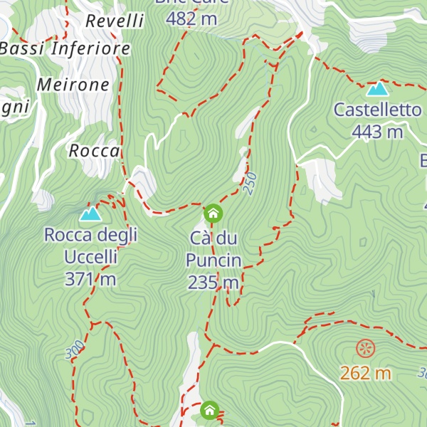 Map of Cà du Puncin