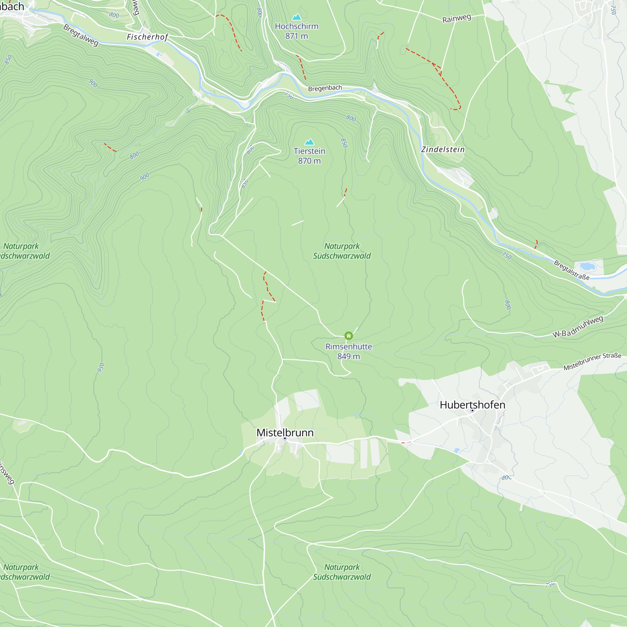 Richard Fesenmeyer Hütte map