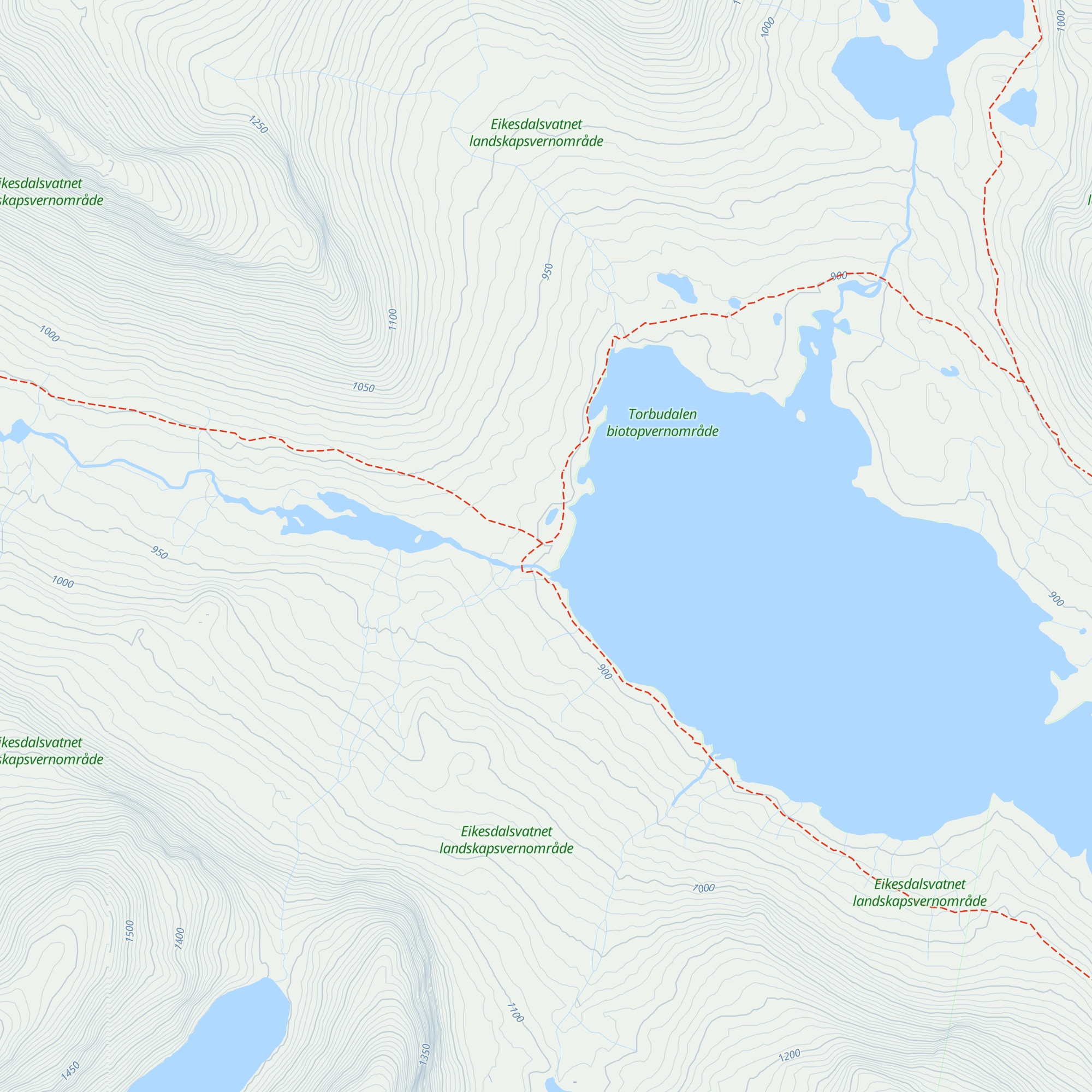 Reinsvassbu map