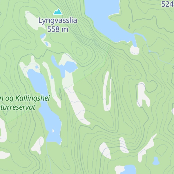 Map of Svanetjønnlia