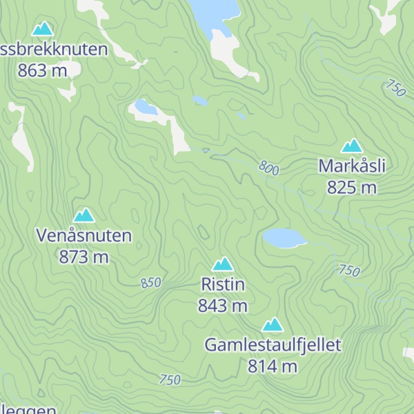 Map of Stemmetjønnuten