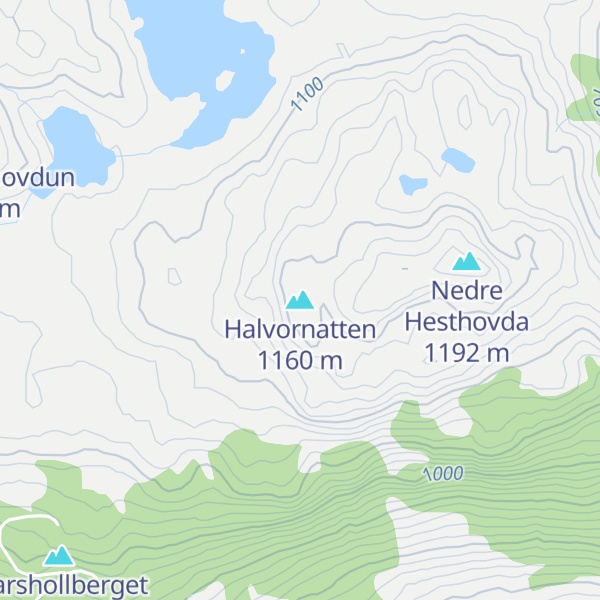 Map of Halvornatten
