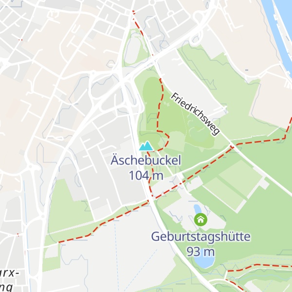 Map of Äschebuckel