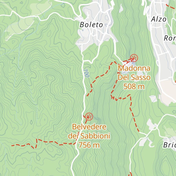 Map of Alpe Cambarbino