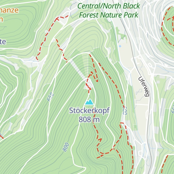 Map of Glasmännlehütte