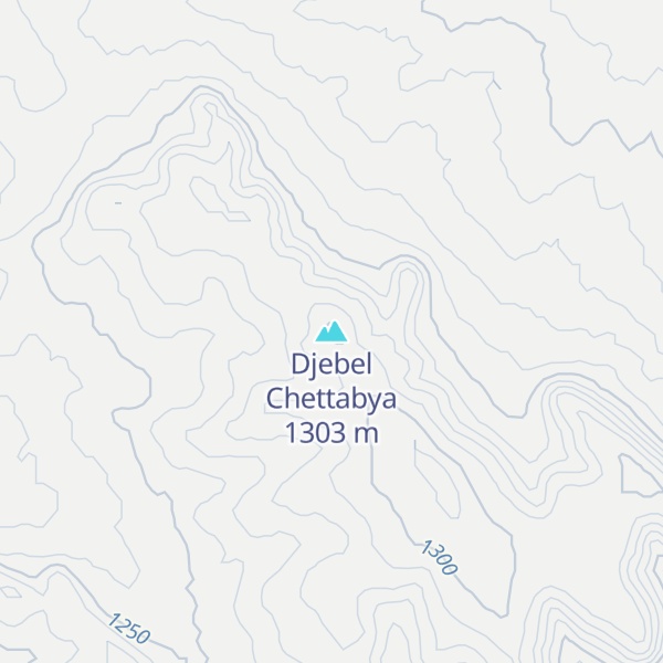 Map of Djebel Chettabya