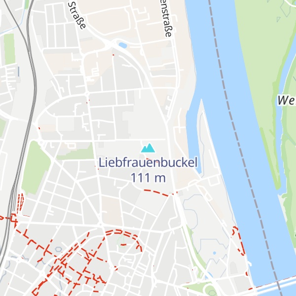 Map of Liebfrauenbuckel