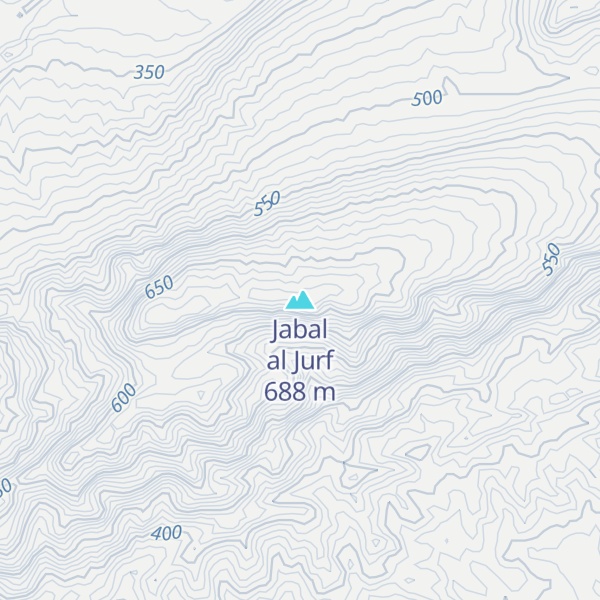Map of Jabal al Jurf
