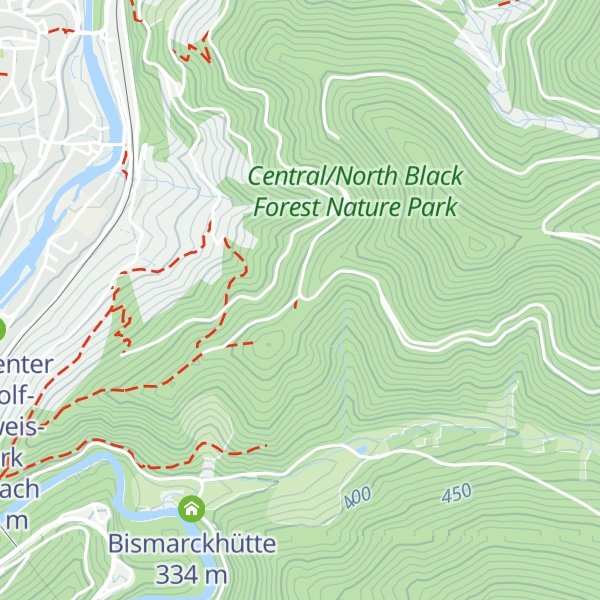 Map of Eckkopf Hütte