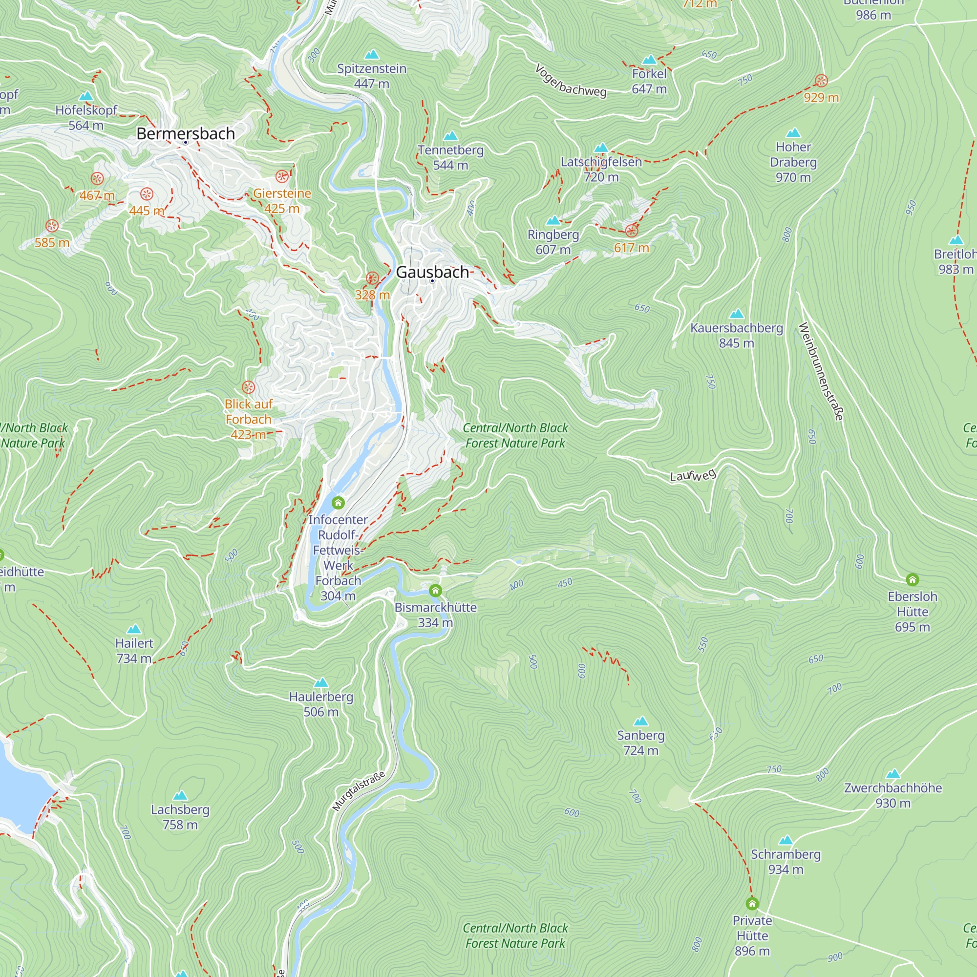 Eckkopf Hütte map