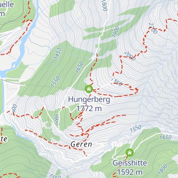 Map of Hungerberg