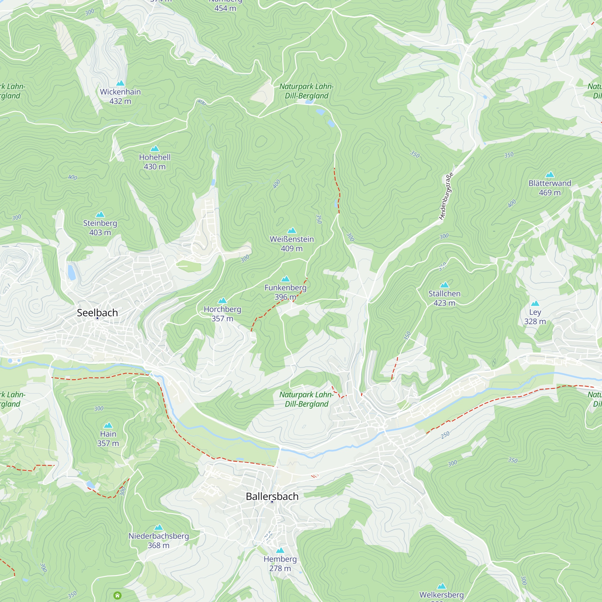 Schutzhütte Bicken map