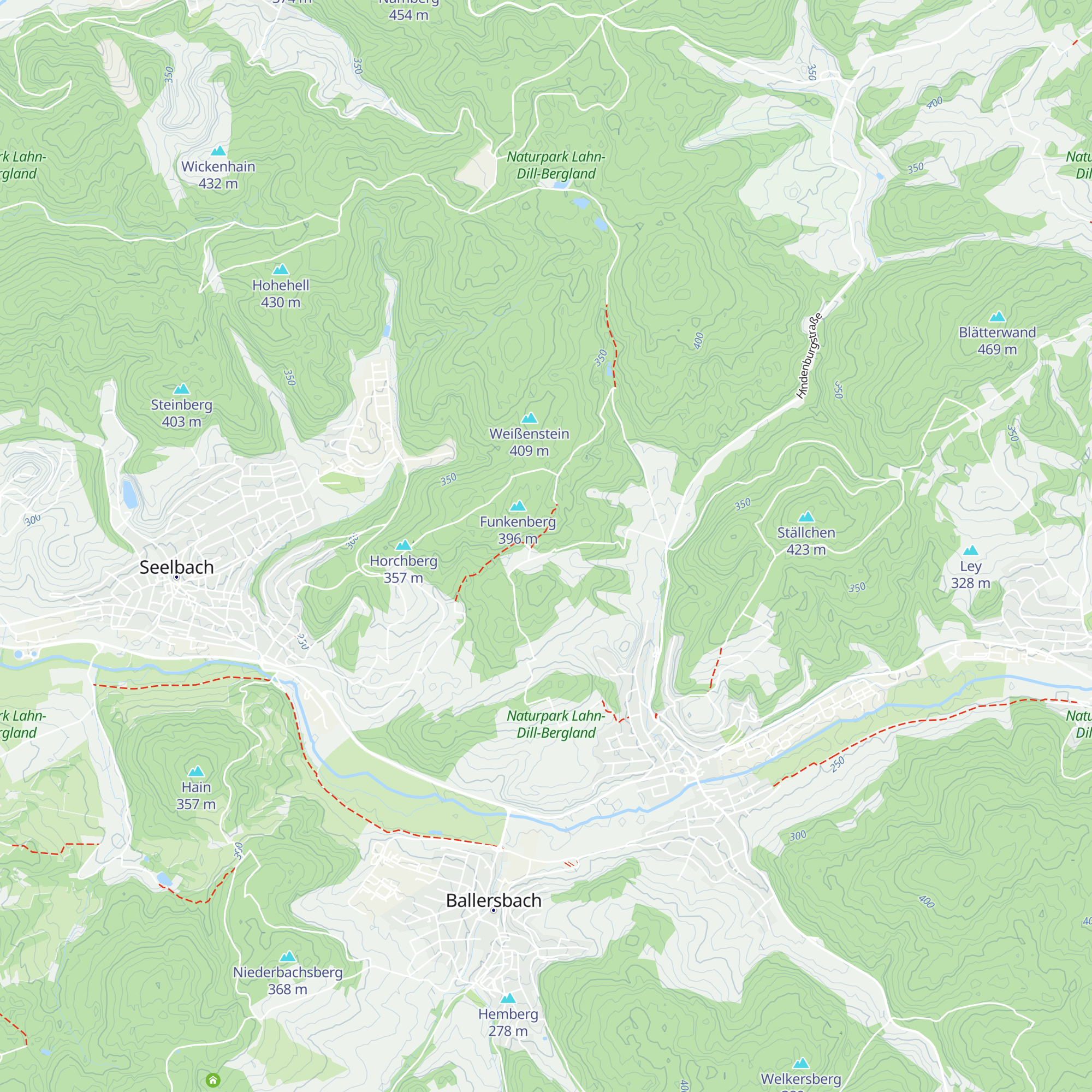 Schutzhütte Bicken map