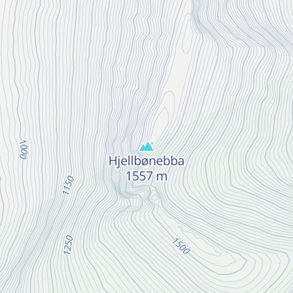Map of Hjellbønebba