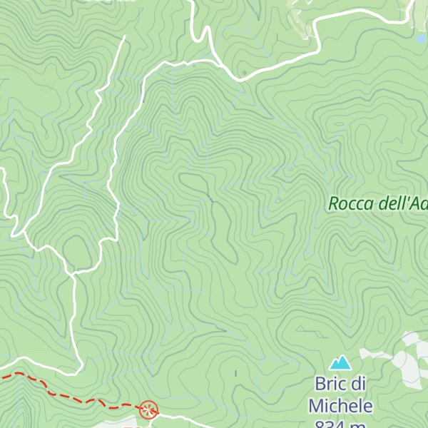 Map of Bric Castello