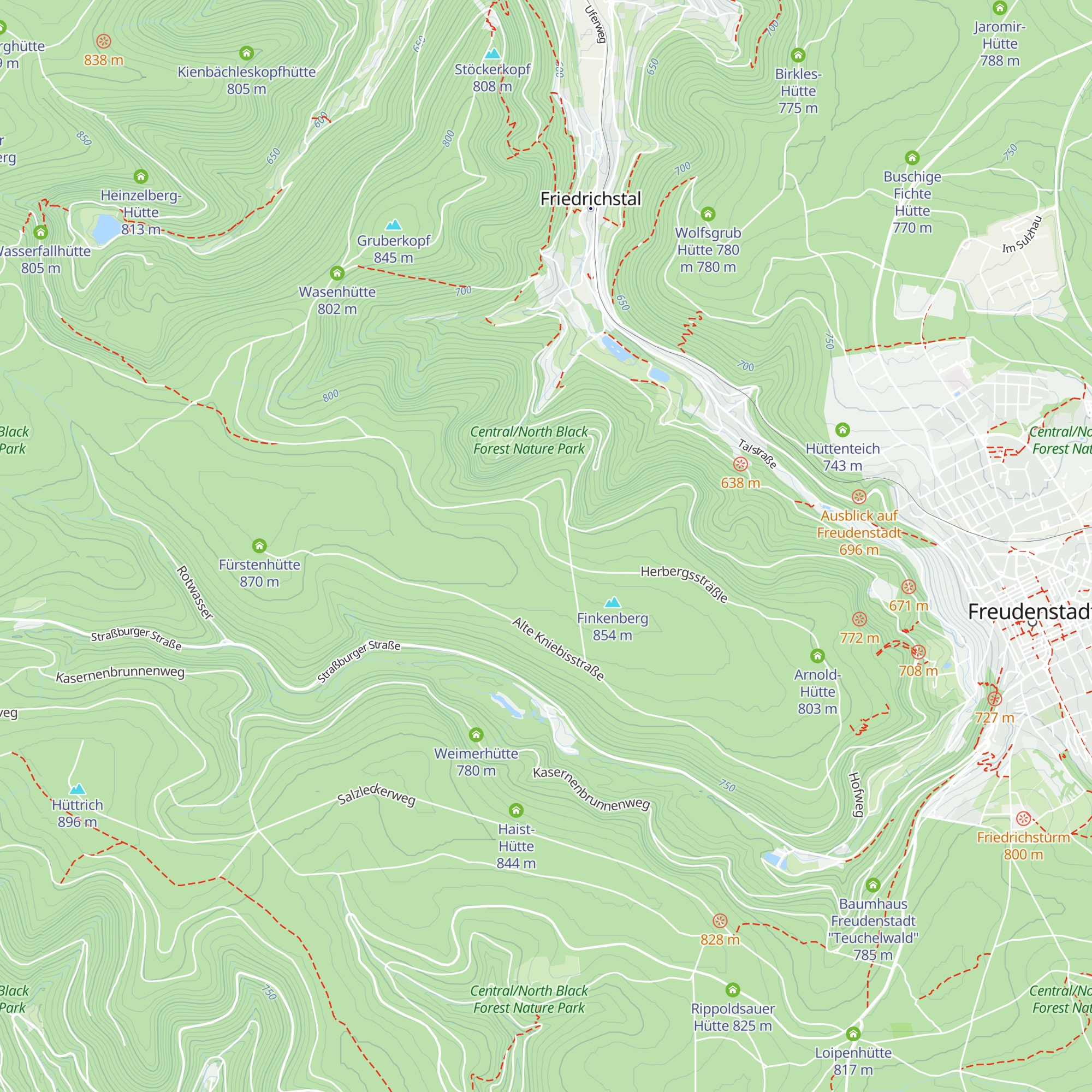 Finkenkopfhütte map