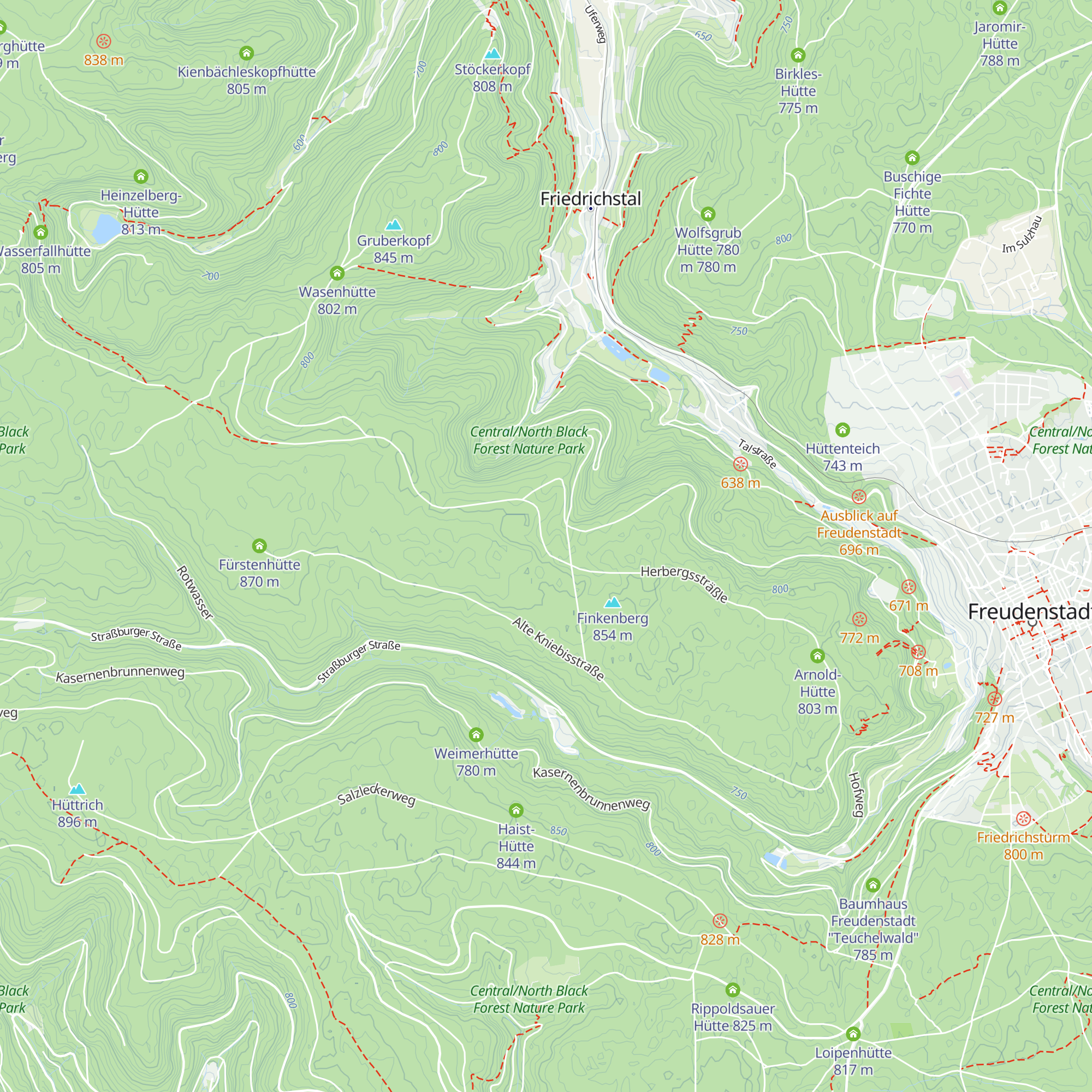 Finkenkopfhütte map