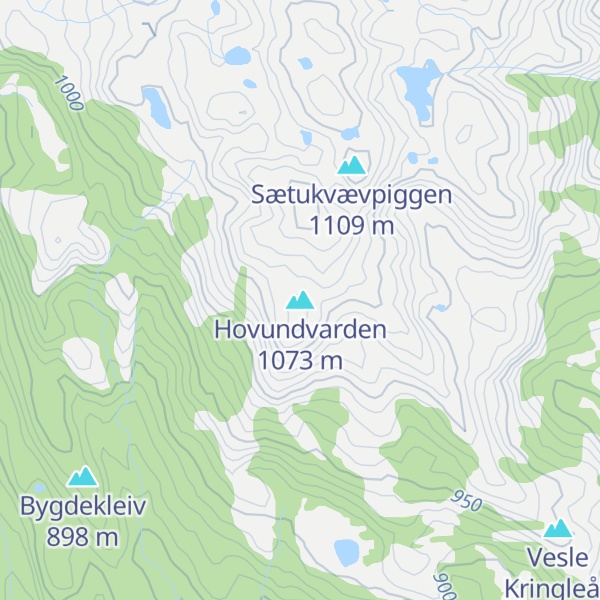 Map of Hovundvarden