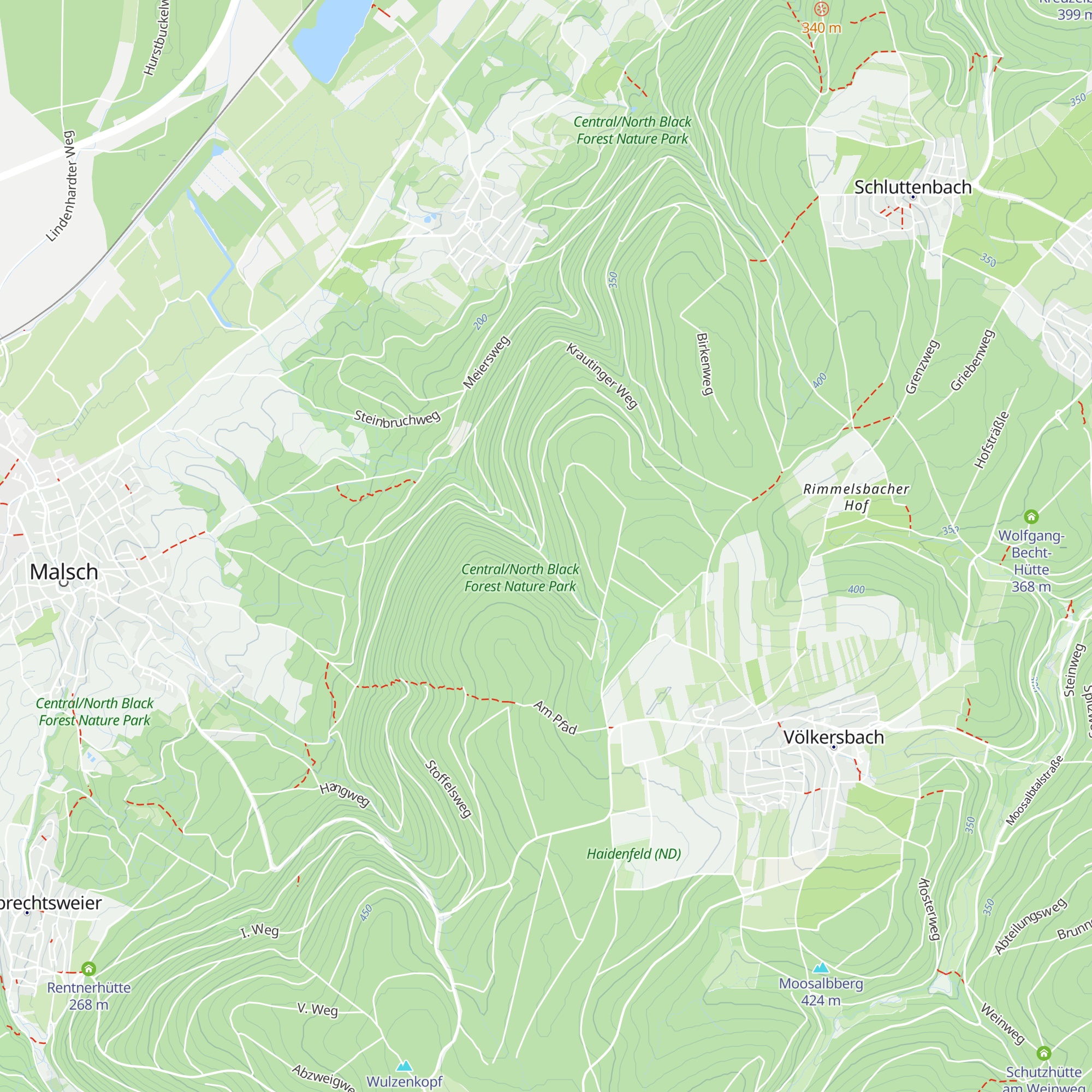 Obere Glasbachhütte map