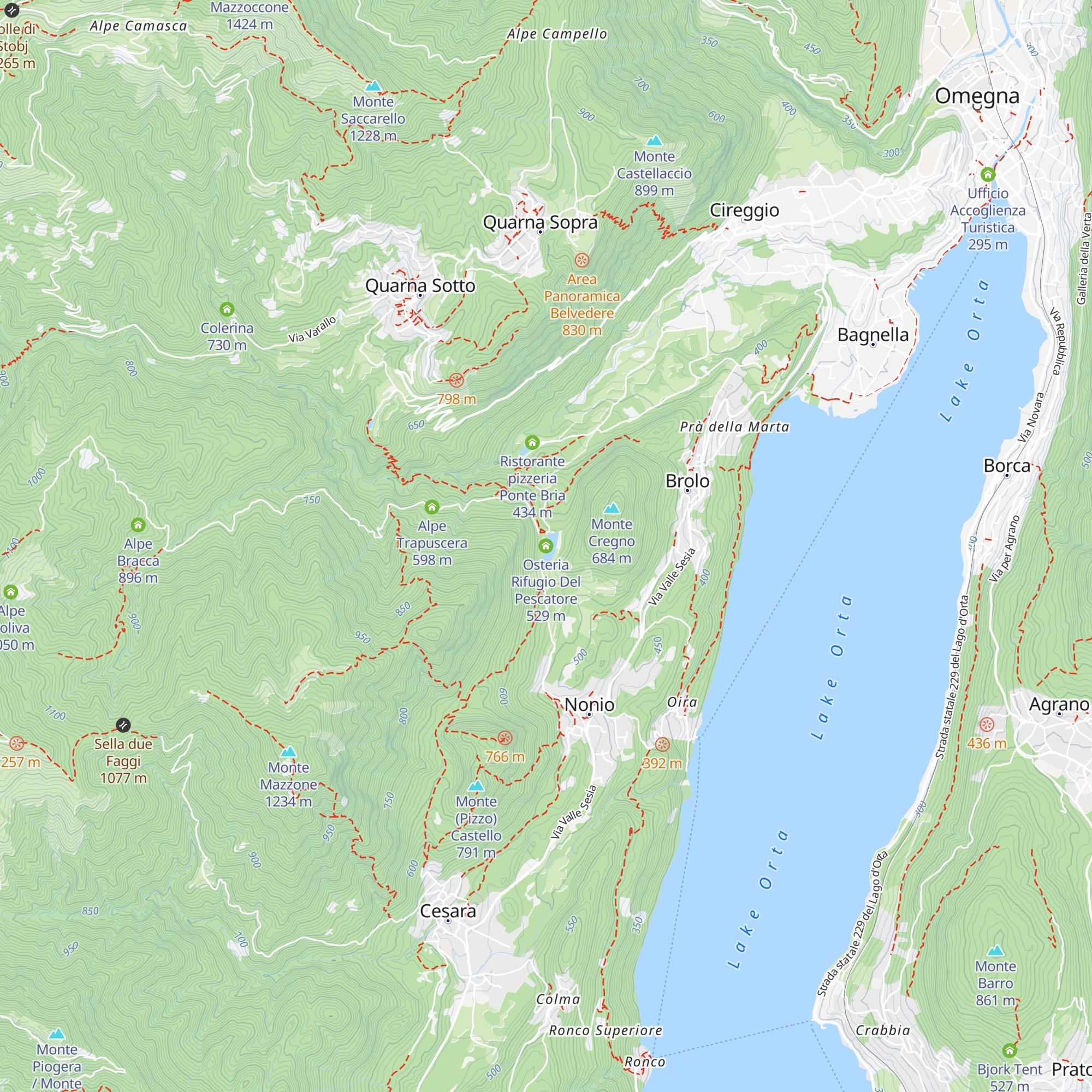 Osteria Rifugio Del Pescatore map